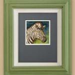 Giclee Print Of Zebra Painting, Wildlife Art Print..